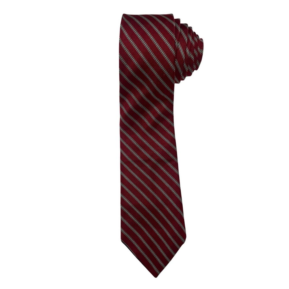 Vintage 90's Brooks Brothers Brooksgate Silk Tie Men's Red Striped Career Office